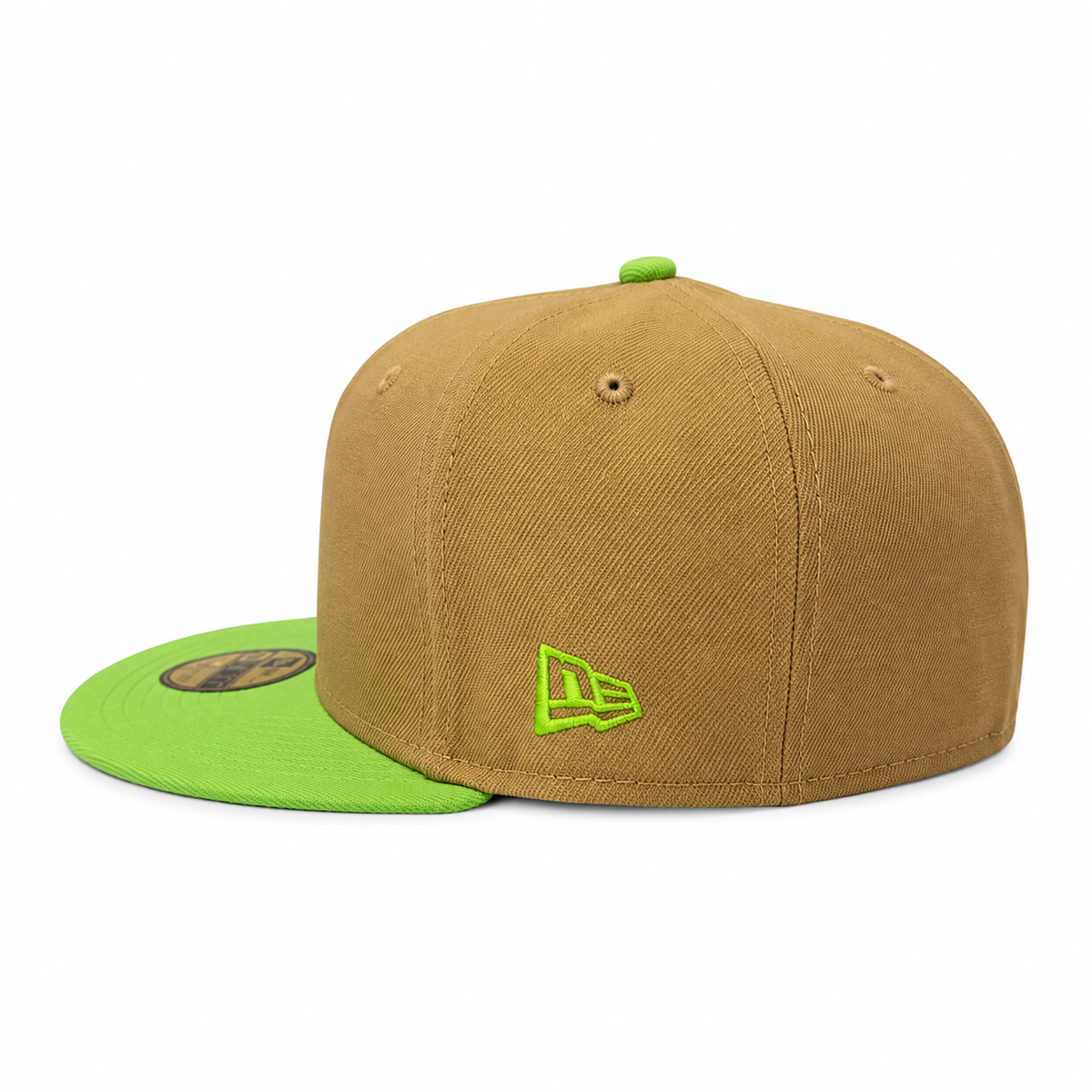 Detroit Tigers New Era Wheat Lime Cooper 59FIFTY Fitted Hat Official Team Hat Sports Fan Cap Official MLB Team Hat Baseball Fan Cap