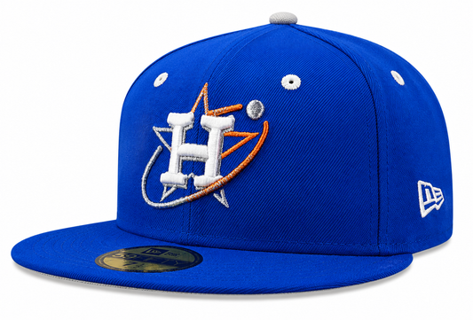 Houston Astros NASA Blue Lift Off Space City 59FIFTY Fitted Hat Official Team Hat Sports Fan Cap Official MLB Team Hat Baseball Fan Cap