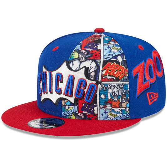 Chicago Cubs New Era 2025 Diamond Hero Royal Red 9FIFTY Snapback Hat Official Team Hat Sports Fan Cap Official MLB Team Hat Baseball Fan Cap