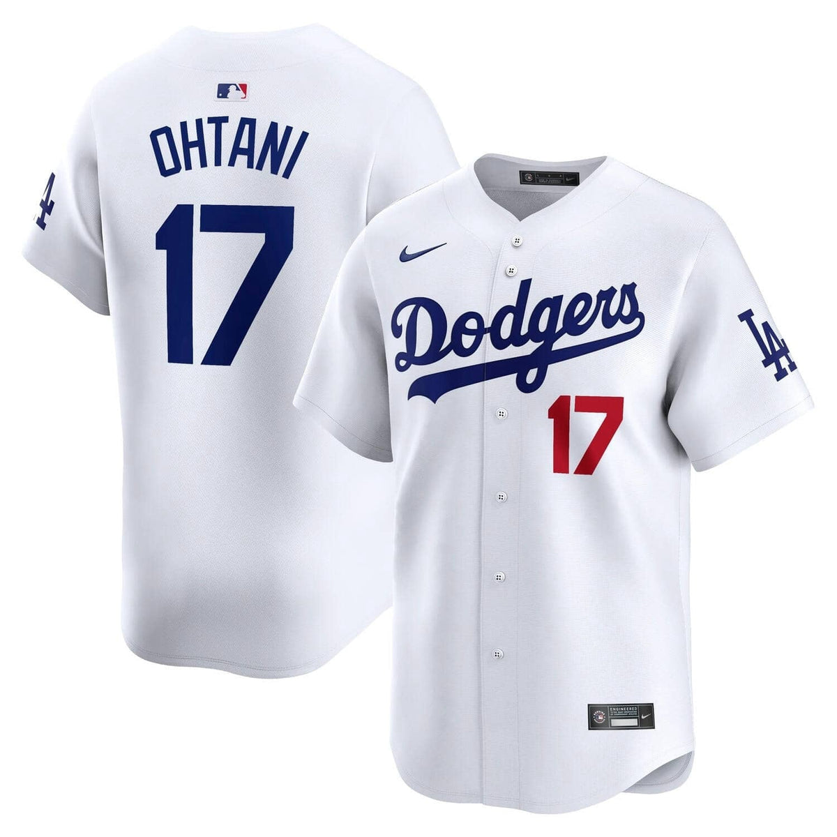 Shohei Ohtani Los Angeles Dodgers MLB Home Limited Jersey Nike Official Team Jersey Sports Fan Apparel Official MLB Team Apparel Baseball Fan Gear