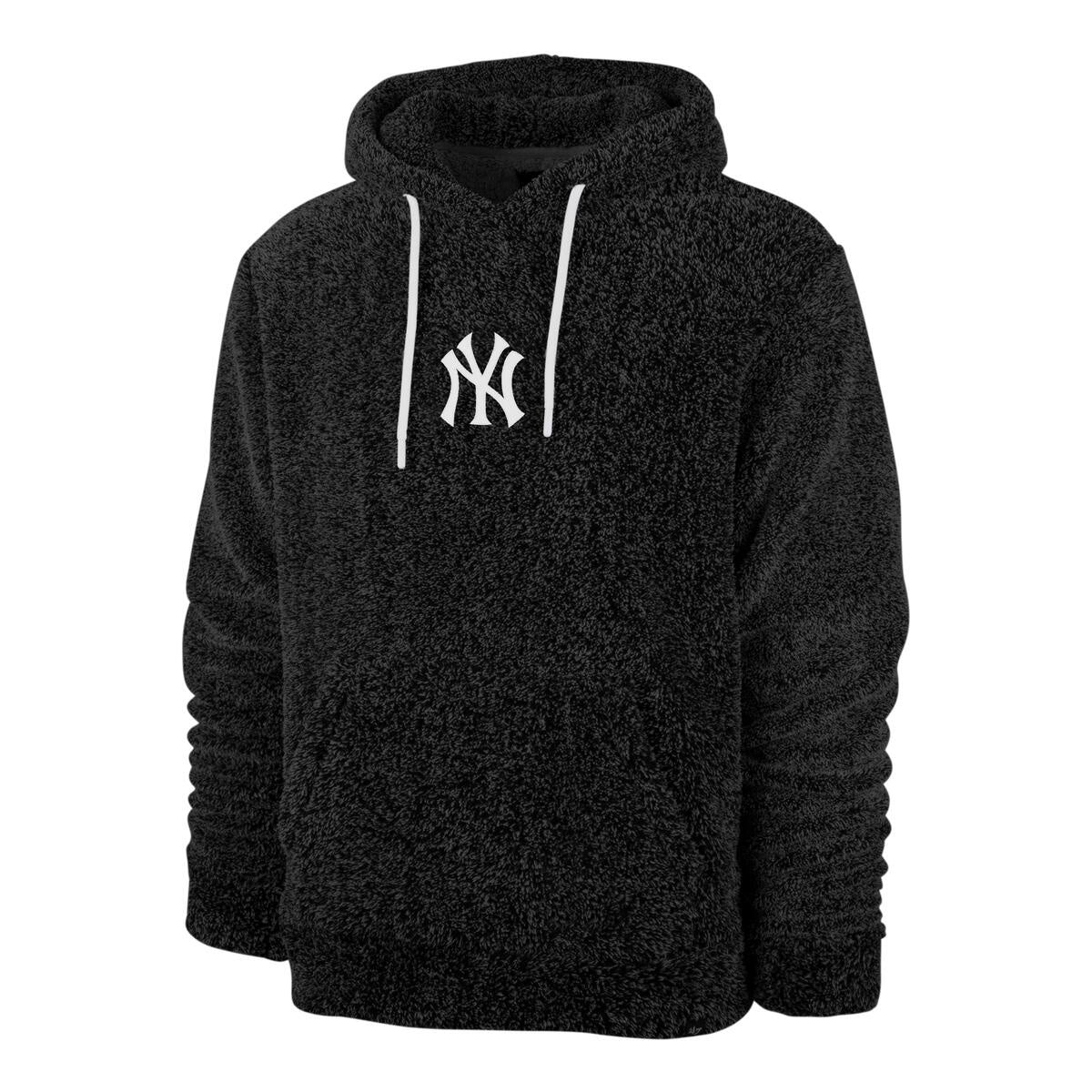 47 Brand - MLB Long Loop Fuzzy Hood - New York Yankees Official Sports Fan Gear Popular MLB Style Fan Collection
