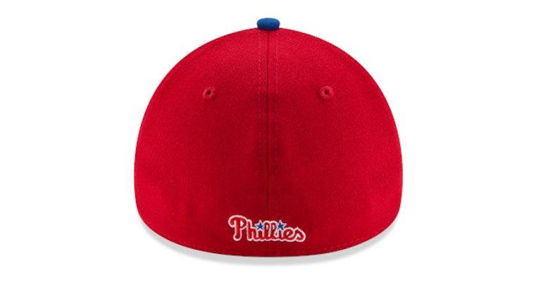 Mens MLB New Era Philadelphia Phillies Team Classic 39THIRTY Flex Fit Hat Official Team Hat Sports Fan Cap Official MLB Team Hat Baseball Fan Cap