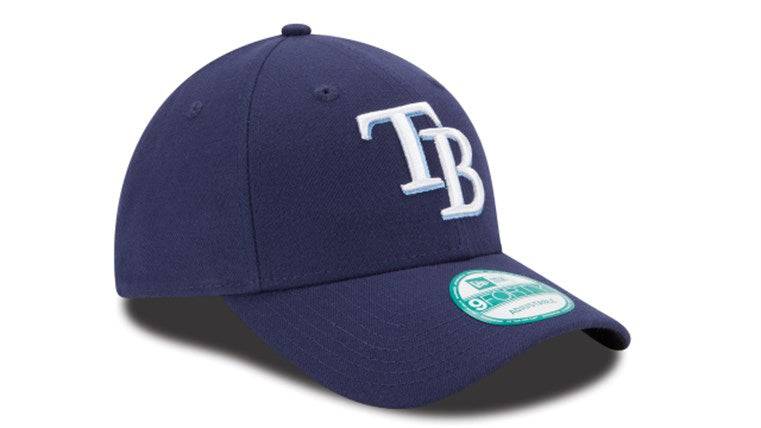 Men s New Era Tampa Bay Rays The League 9FORTY Adjustable Game Cap Official Team Hat Sports Fan Cap Official MLB Team Hat Baseball Fan Cap