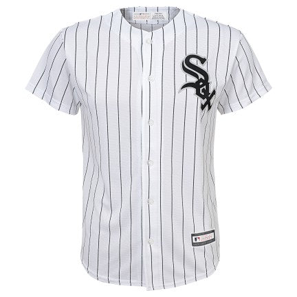 Youth MLB Branded Chicago White Sox Blank White Home Cool Base Jersey Official Team Jersey Sports Fan Apparel Official MLB Team Apparel Baseball Fan G