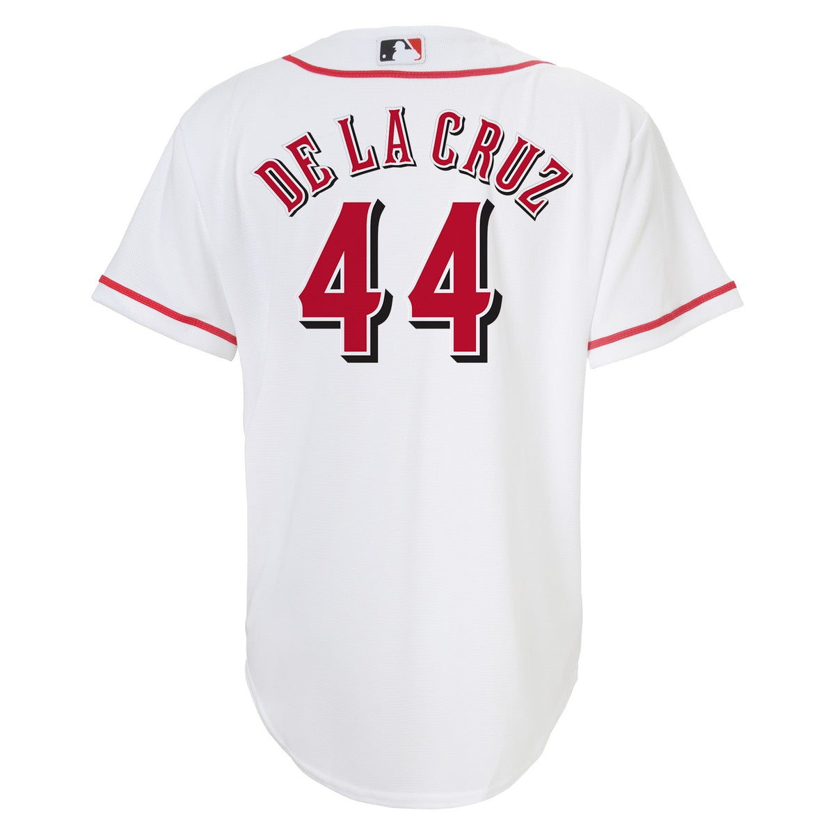 Youth Cincinnati Reds Elly De La Cruz MLB Home Replica Screen Print Jersey Official Team Jersey Sports Fan Apparel Official MLB Team Apparel Baseball