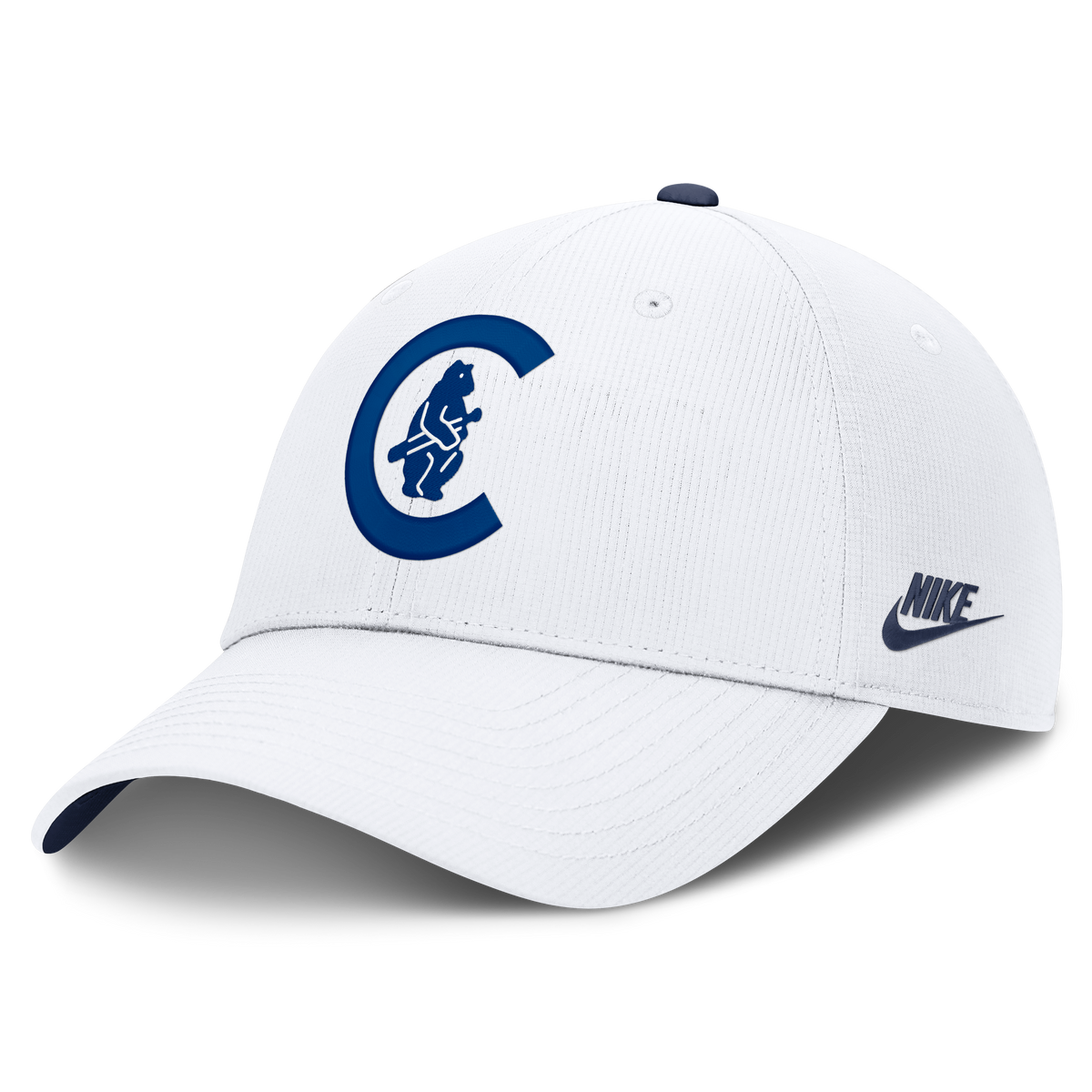 Chicago Cubs Nike Cooperstown Club Logo White Adjustable Hat Official Team Hat Sports Fan Cap Official MLB Team Hat Baseball Fan Cap