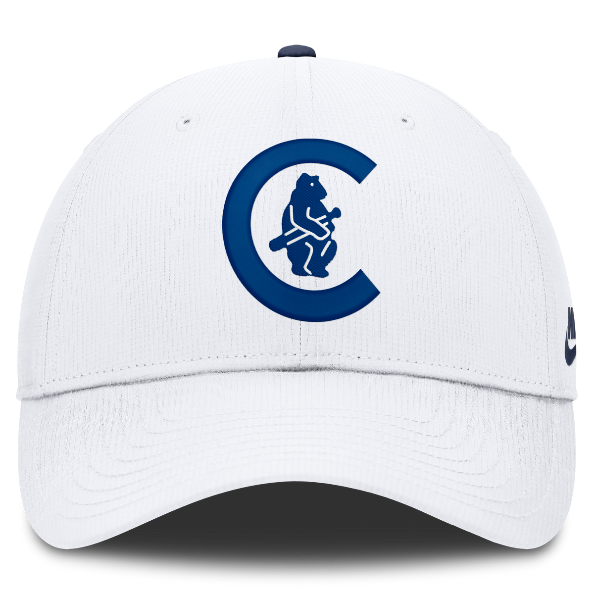 Chicago Cubs Nike Cooperstown Club Logo White Adjustable Hat Official Team Hat Sports Fan Cap Official MLB Team Hat Baseball Fan Cap