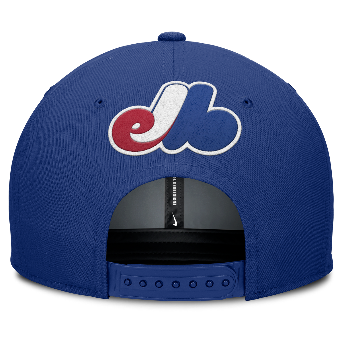 Montreal Expos Nike Gray Royal Dri-Fit Pro Snapback Hat Official Team Hat Sports Fan Cap Official MLB Team Hat Baseball Fan Cap