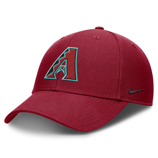 Arizona Diamondbacks Nike Crimson Club Adjustable Hat Official Team Hat Sports Fan Cap Official MLB Team Hat Baseball Fan Cap