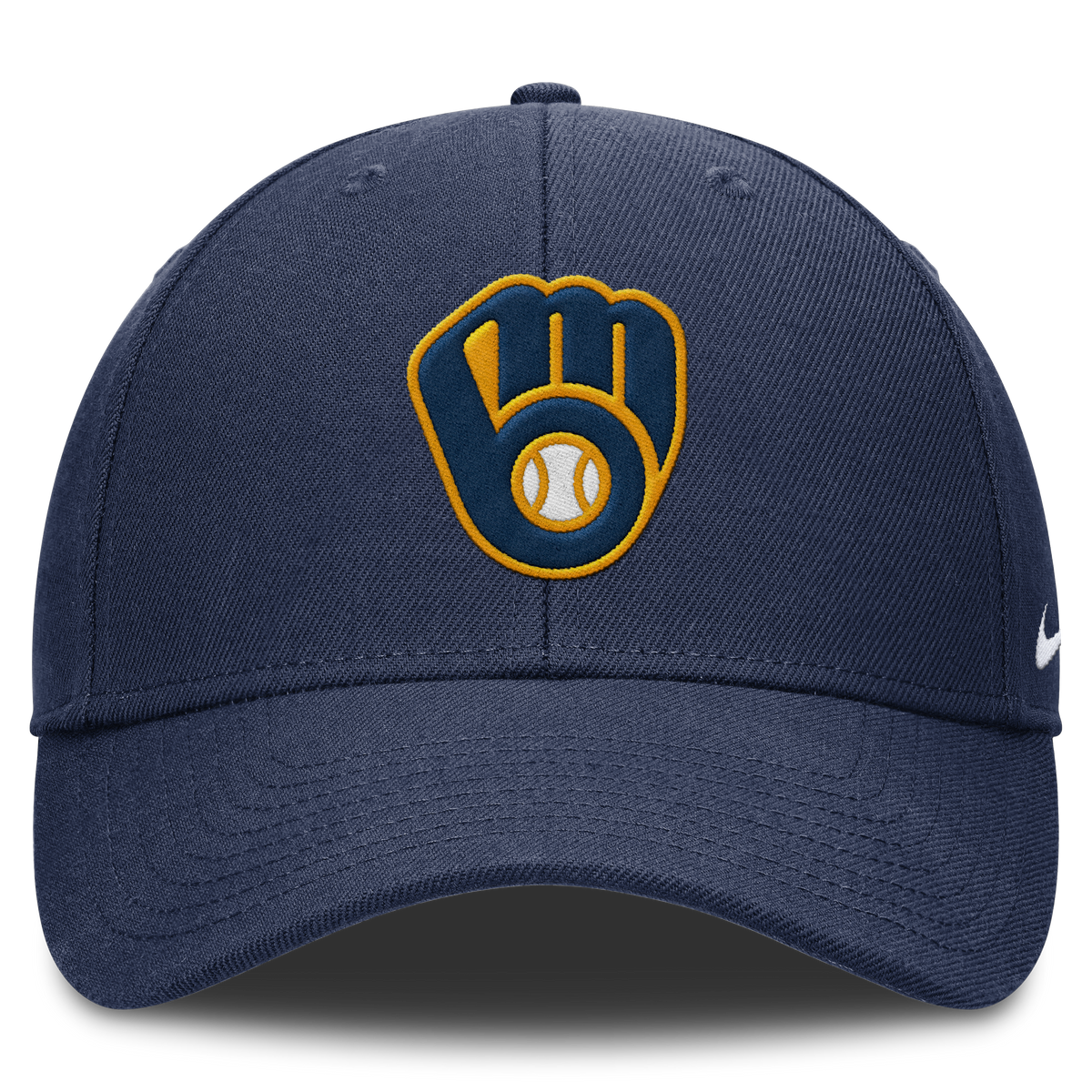 Milwaukee Brewers Nike Navy Club Adjustable Hat Official Team Hat Sports Fan Cap Official MLB Team Hat Baseball Fan Cap