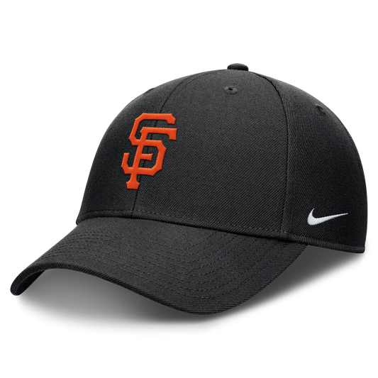 San Francisco Giants Nike Black Club Adjustable Hat Official Team Hat Sports Fan Cap Official MLB Team Hat Baseball Fan Cap