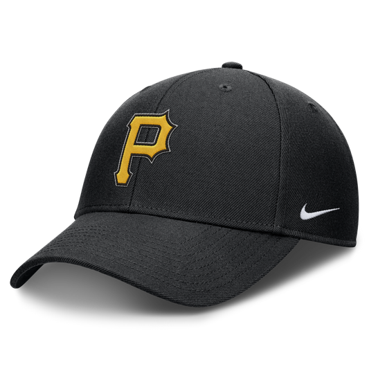 Pittsburgh Pirates Nike Black Club Adjustable Hat Official Team Hat Sports Fan Cap Official MLB Team Hat Baseball Fan Cap