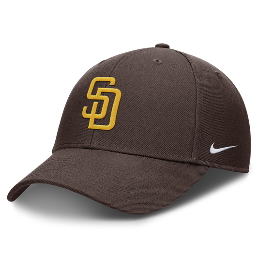 San Diego Padres Nike Brown Club Adjustable Hat Official Team Hat Sports Fan Cap Official MLB Team Hat Baseball Fan Cap