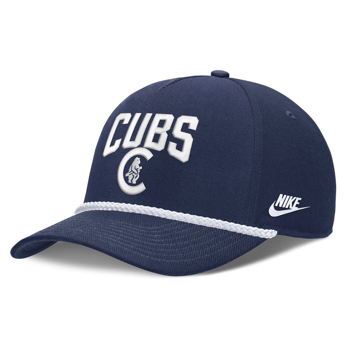 Chicago Cubs Nike Cooperstown Navy Blue Rise Adjustable Hat Official Team Hat Sports Fan Cap Official MLB Team Hat Baseball Fan Cap