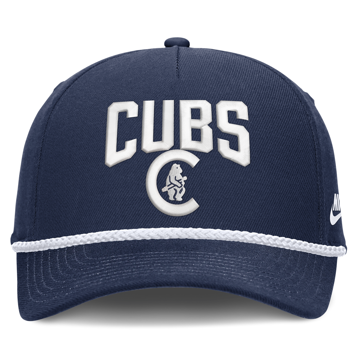 Chicago Cubs Nike Cooperstown Navy Blue Rise Adjustable Hat Official Team Hat Sports Fan Cap Official MLB Team Hat Baseball Fan Cap