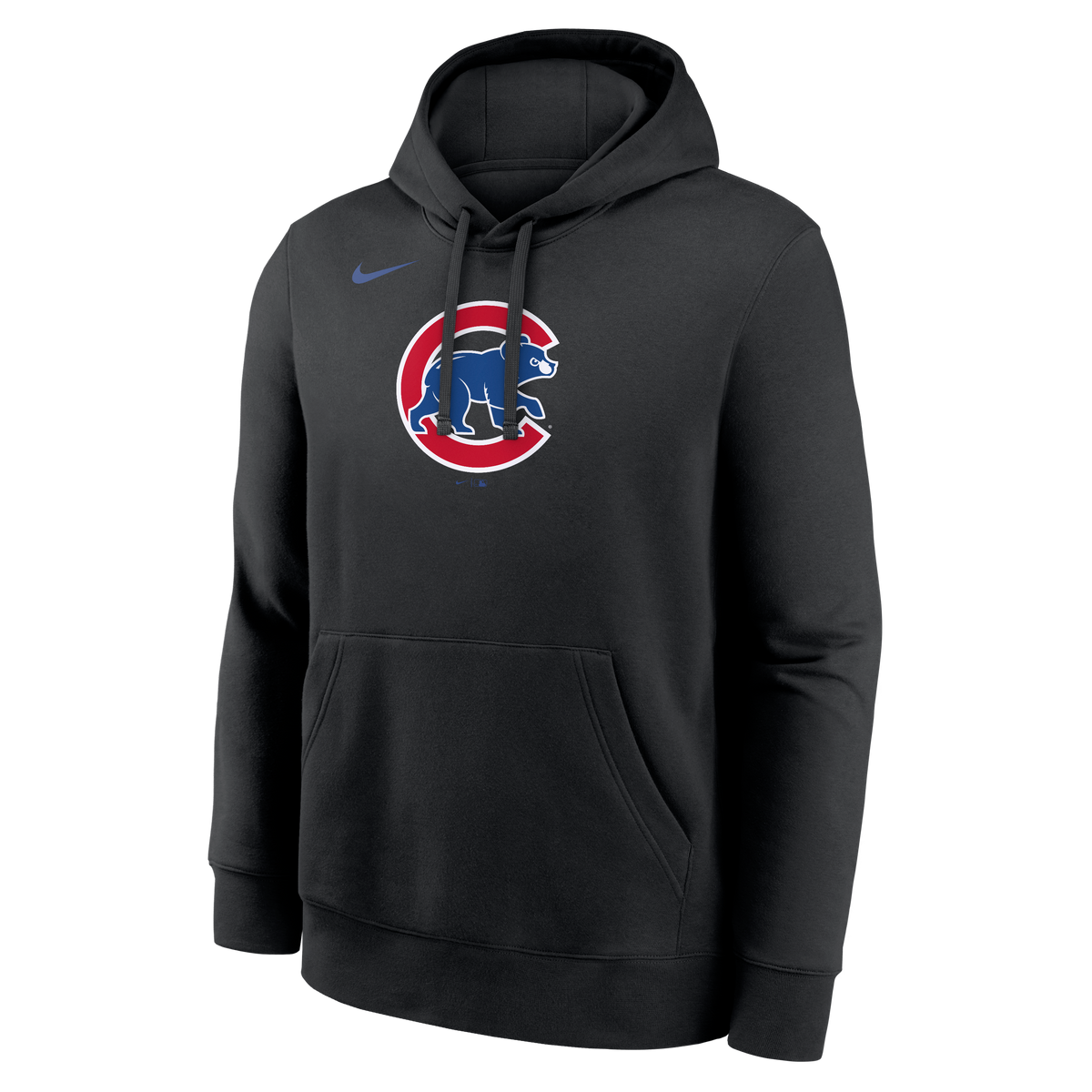 Mens Chicago Cubs Nike Catch Black Hoodie Official MLB Team Apparel Baseball Fan Gear
