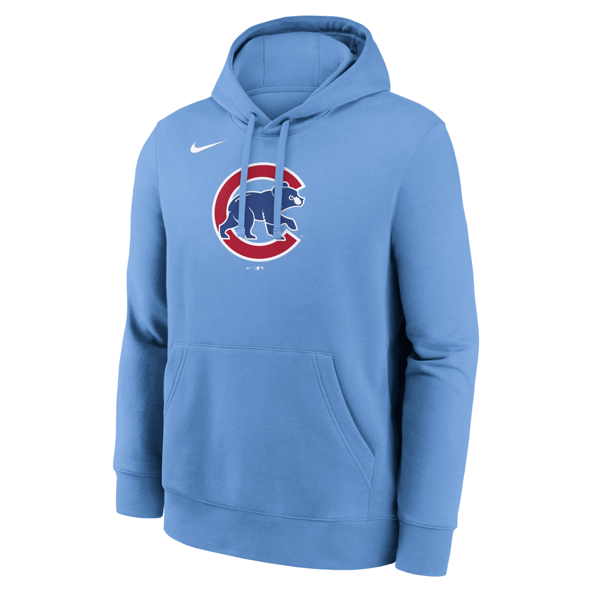 Mens Chicago Cubs Nike Inside Job Valor Blue Hoodie Official MLB Team Apparel Baseball Fan Gear