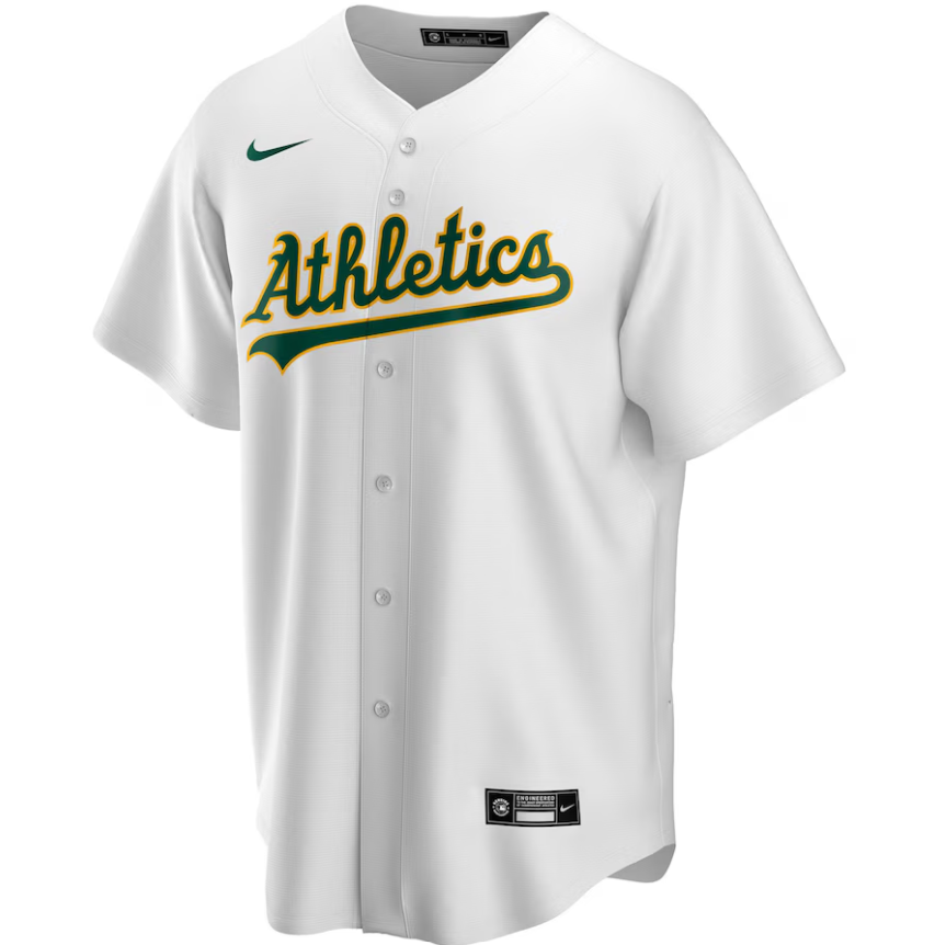 Nike - MLB Game Jersey - Oakland Athletics - Home Official Team Jersey Sports Fan Apparel Official MLB Team Apparel Baseball Fan Gear