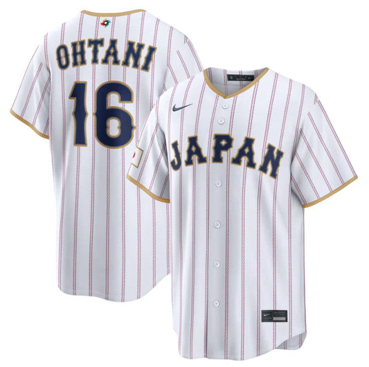 Shohei Ohtani Japan World Baseball Classic MLB Home Stadium Jersey Nike Official Team Jersey Sports Fan Apparel Official MLB Team Apparel Baseball Fan