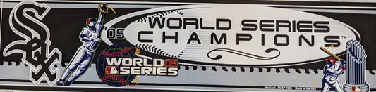 Chicago White Sox 2005 World Series Champions Bumper Sticker Official Sports Fan Gear Popular MLB Style Fan Collection