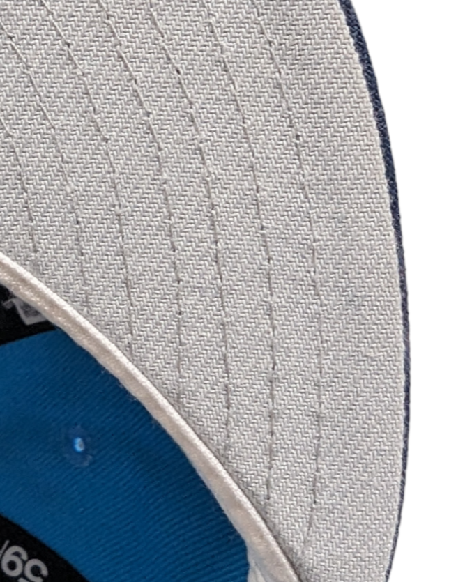 Seattle Mariners New Era 2 Tone Sunwash Ocean Blue Nirvana Nevermind Inspired 59FIFTY Fitted Hat Official Team Hat Sports Fan Cap Official MLB Team Ha