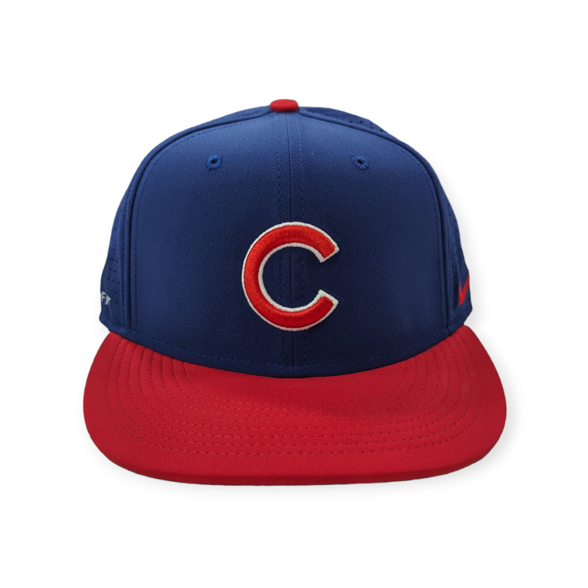 NIKE Chicago Cubs 2 Tone Deep Royal Red Aero True Adjustable Dri-Fit Performance Hat Official Team Hat Sports Fan Cap Official MLB Team Hat Baseball F