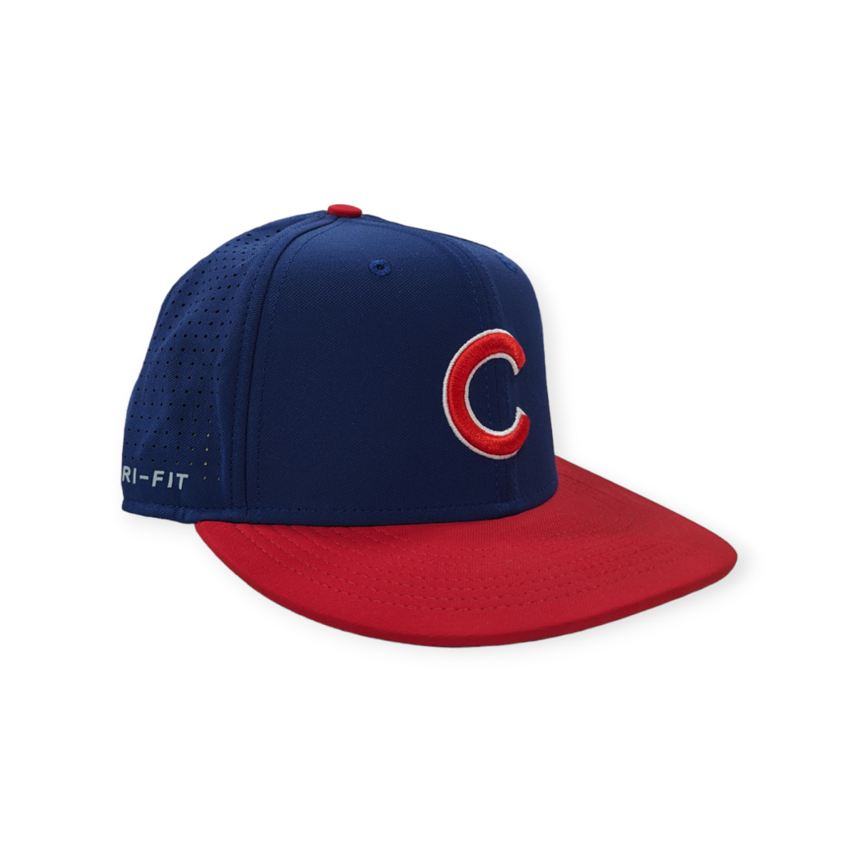 NIKE Chicago Cubs 2 Tone Deep Royal Red Aero True Adjustable Dri-Fit Performance Hat Official Team Hat Sports Fan Cap Official MLB Team Hat Baseball F