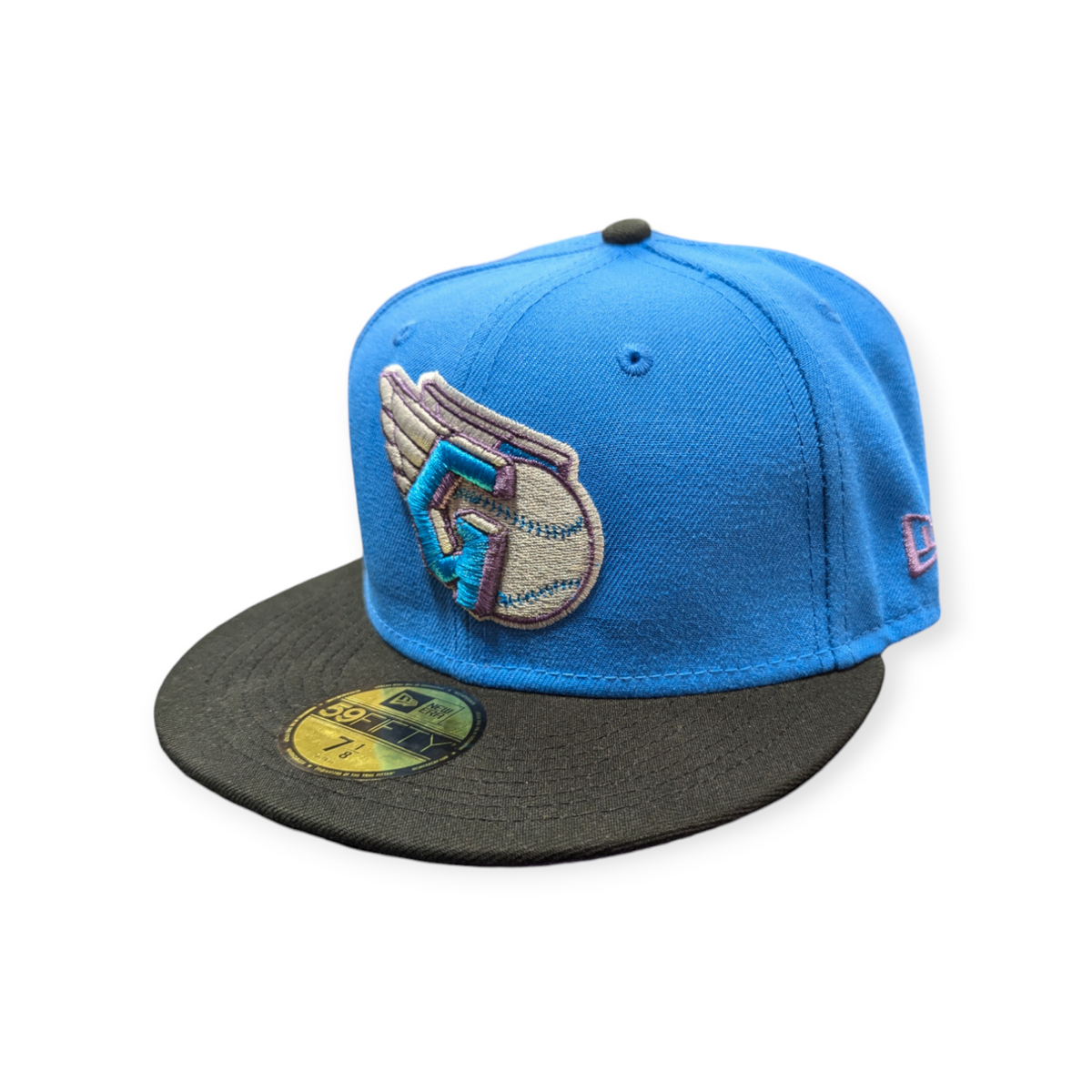Cleveland Guardians Rock Pack NIN New Era 2 Tone 59FIFTY Fitted Hat Official Team Hat Sports Fan Cap Official MLB Team Hat Baseball Fan Cap