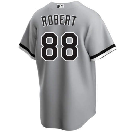 Men s Luis Robert Chicago White Sox Nike Gray Road Replica Team Jersey Official Team Jersey Sports Fan Apparel Official MLB Team Apparel Baseball Fan