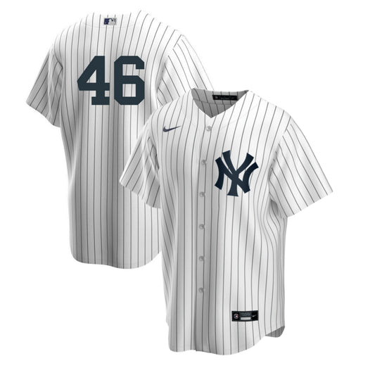 Men s Nike Andy Pettite 46 White New York Yankees Home Official Replica Player Jersey Official Team Jersey Sports Fan Apparel Official MLB Team Appare