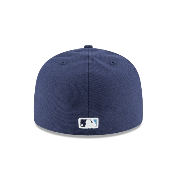 Men s Tampa Bay Rays New Era Navy Game Authentic Collection Alternate On-Field 59FIFTY Fitted Hat Official Team Hat Sports Fan Cap Official MLB Team H