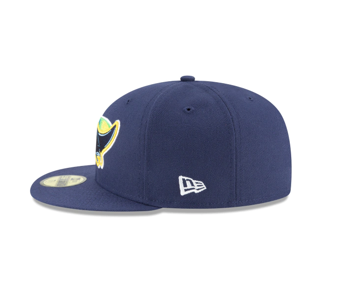 Men s Tampa Bay Rays New Era Navy Game Authentic Collection Alternate On-Field 59FIFTY Fitted Hat Official Team Hat Sports Fan Cap Official MLB Team H