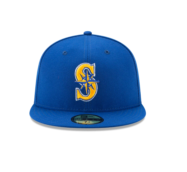 Men s Seattle Mariners New Era Royal Game Authentic Collection Alternate 2 On-Field 59FIFTY Fitted Hat Official Team Hat Sports Fan Cap Official MLB T