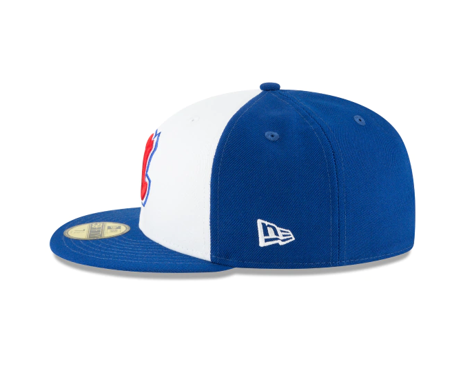 Men s Atlanta Braves Cooperstown Collection White Royal 59Fifty Fitted Hat Official Team Hat Sports Fan Cap Official MLB Team Hat Baseball Fan Cap