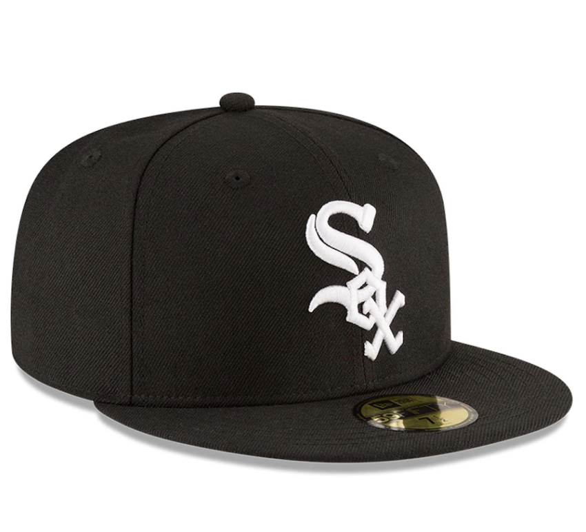 Chicago White Sox New Era 2005 World Series Wool 59FIFTY Fitted Hat - Black Official Team Hat Sports Fan Cap Official MLB Team Hat Baseball Fan Cap