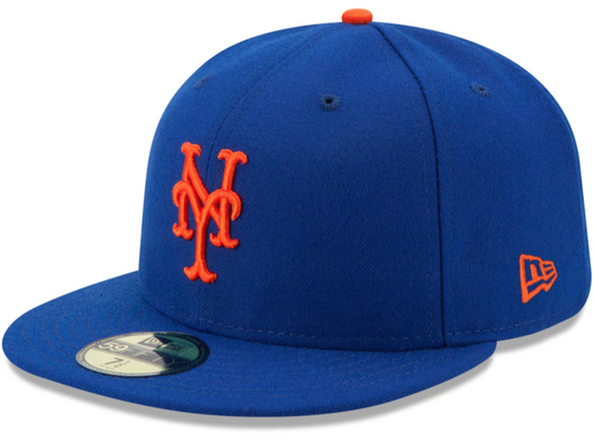 Men s New York Mets New Era Royal Authentic Collection On Field 59FIFTY Fitted Hat Official Team Hat Sports Fan Cap Official MLB Team Hat Baseball Fan