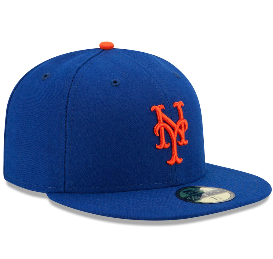 Men s New York Mets New Era Royal Authentic Collection On Field 59FIFTY Fitted Hat Official Team Hat Sports Fan Cap Official MLB Team Hat Baseball Fan
