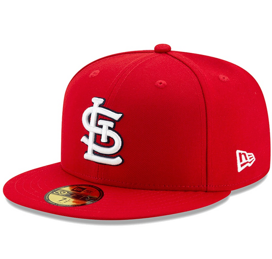 Men s St Louis Cardinals New Era Red Authentic Collection On-Field 59FIFTY Fitted Hat Official Team Hat Sports Fan Cap Official MLB Team Hat Baseball