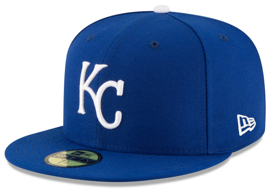 Men s Kansas City Royals New Era Royal Game Authentic Collection On-Field 59FIFTY Fitted Hat Official Team Hat Sports Fan Cap Official MLB Team Hat Ba
