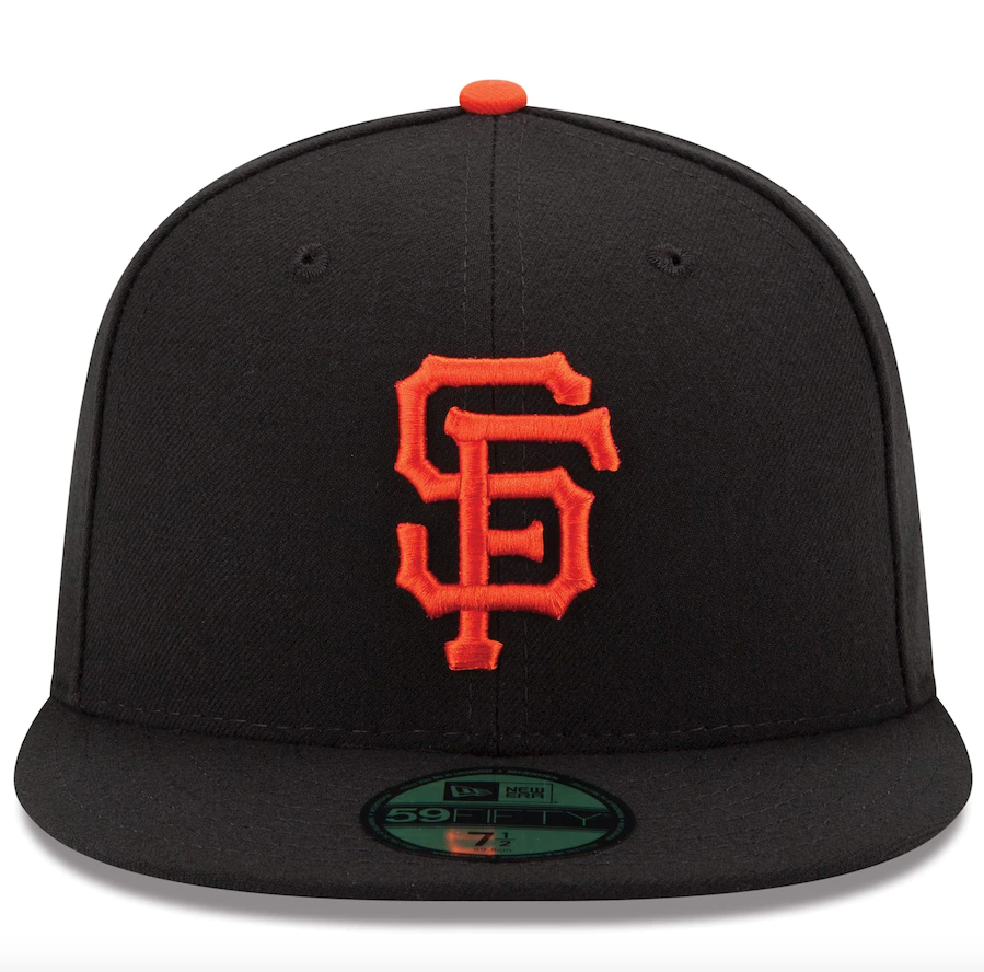 Men s San Francisco Giants New Era Black Game Authentic Collection On-Field 59FIFTY Fitted Hat Official Team Hat Sports Fan Cap Official MLB Team Hat