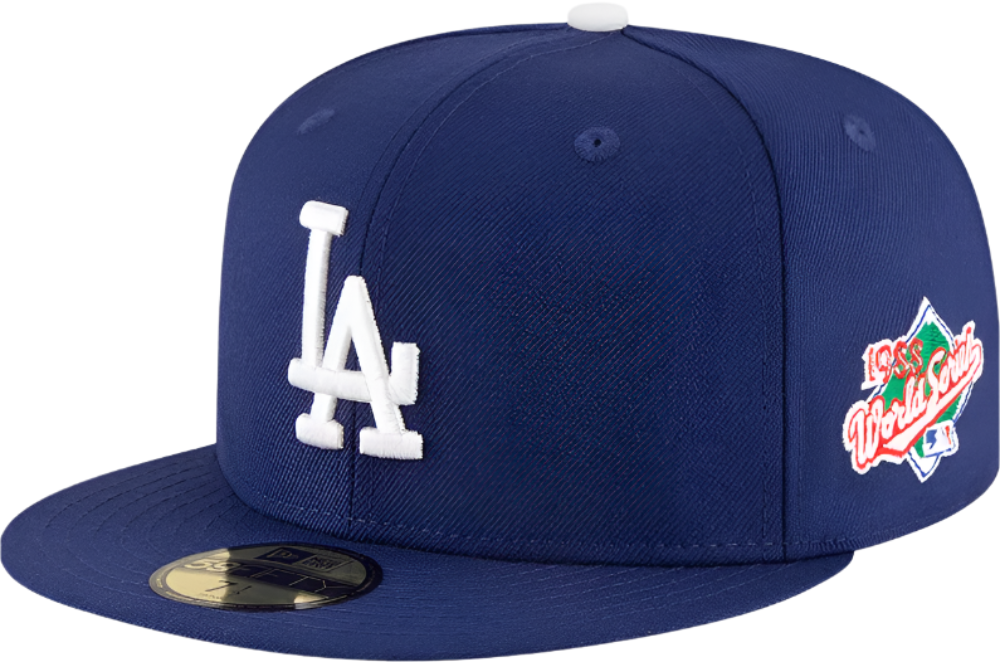 Los Angeles Dodgers New Era 1988 World Series Wool 59FIFTY Fitted Hat - Royal Blue Official Team Hat Sports Fan Cap Official MLB Team Hat Baseball Fan