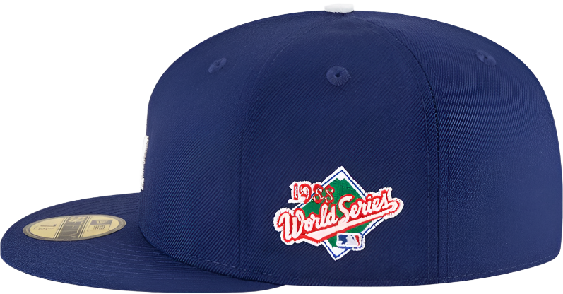 Los Angeles Dodgers New Era 1988 World Series Wool 59FIFTY Fitted Hat - Royal Blue Official Team Hat Sports Fan Cap Official MLB Team Hat Baseball Fan