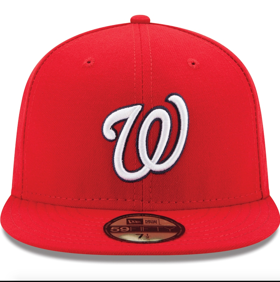 Men s Washington Nationals New Era Red Game Authentic Collection On-Field 59FIFTY Fitted Hat Official Team Hat Sports Fan Cap Official MLB Team Hat Ba