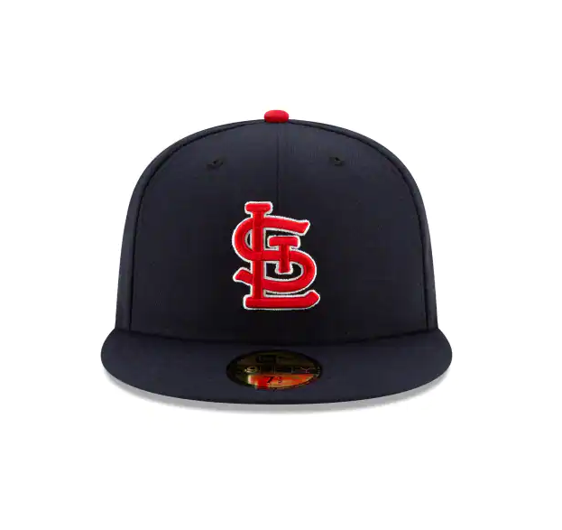 Men s St Louis Cardinals New Era Navy Alternate Authentic Collection On-Field 59FIFTY Fitted Hat Official Team Hat Sports Fan Cap Official MLB Team Ha