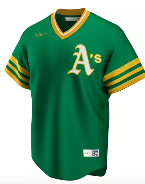 Men s Oakland Athletics Nike Kelly Green Road Cooperstown Collection Team Jersey Official Team Jersey Sports Fan Apparel Official MLB Team Apparel Bas