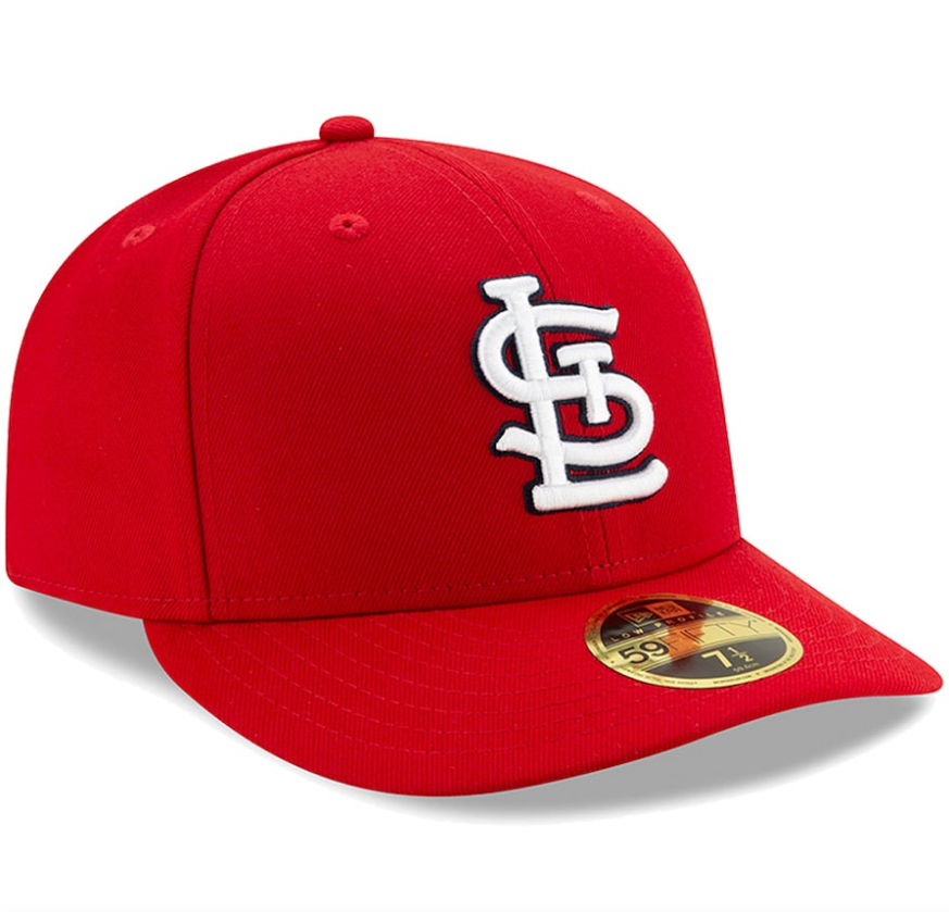 Men s St Louis Cardinals New Era Red Low Profile Authentic Collection On-Field 59FIFTY Fitted Hat Official Team Hat Sports Fan Cap Official MLB Team H