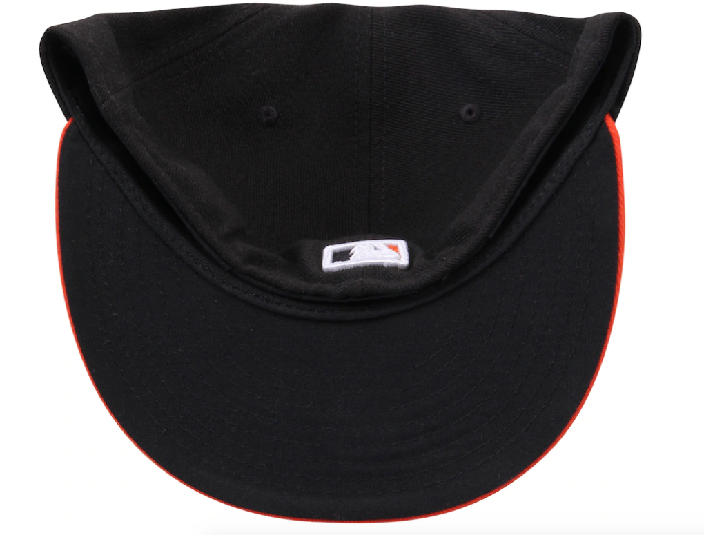 Men s Baltimore Orioles New Era White Orange Home Authentic Collection On-Field 59FIFTY Fitted Hat Official Team Hat Sports Fan Cap Official MLB Team