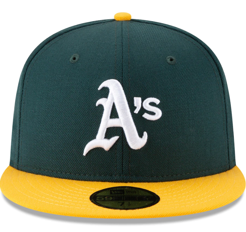 Oakland Athletics New Era 1989 World Series Wool 59FIFTY Fitted Hat - Green Official Team Hat Sports Fan Cap Official MLB Team Hat Baseball Fan Cap