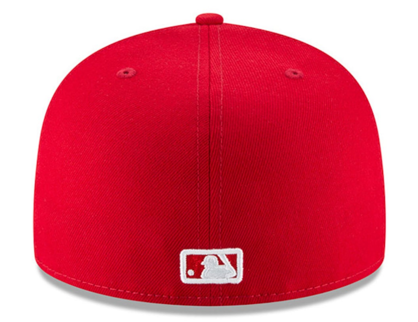 Men s Chicago White Sox New Era MLB Basic Scarlet 59FIFTY Fitted Hat Official Team Hat Sports Fan Cap Official MLB Team Hat Baseball Fan Cap