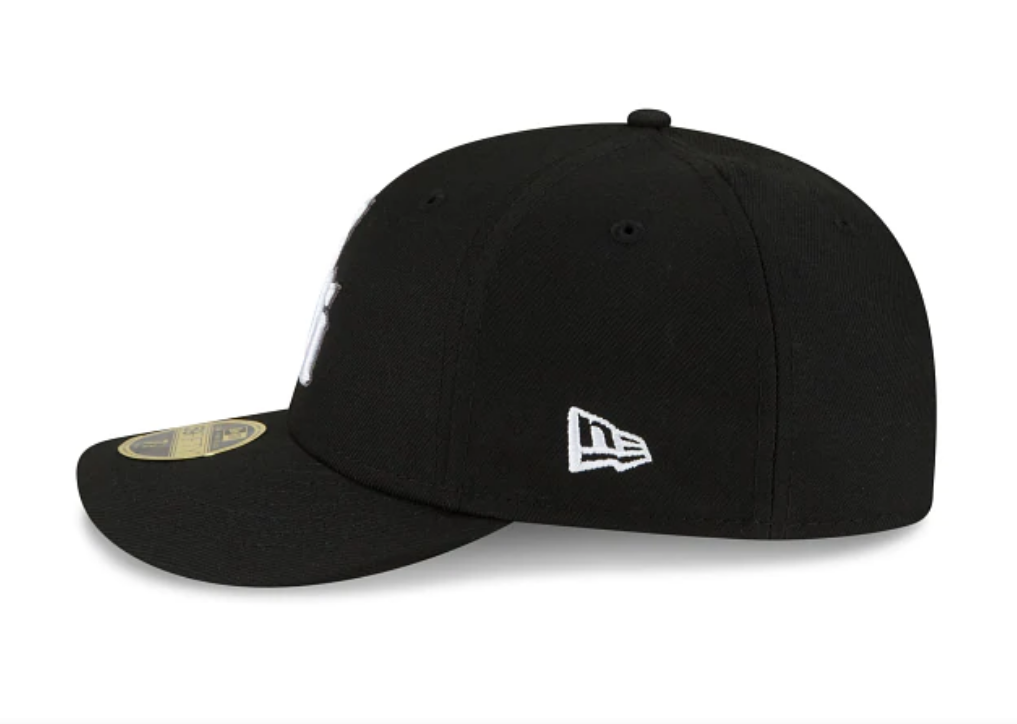 Chicago White Sox New Era Black City Connect Low Profile 59FIFTY Fitted Hat Official Team Hat Sports Fan Cap Official MLB Team Hat Baseball Fan Cap